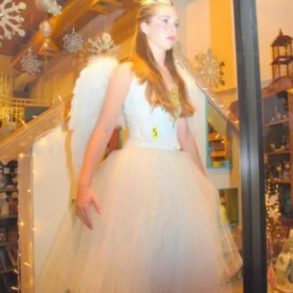 Elegant Dress in Store Window