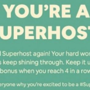 You're A Superhost